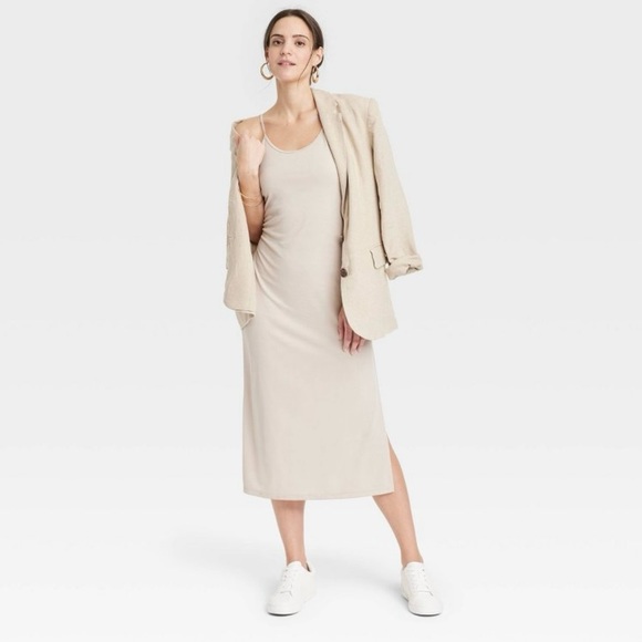 Rib Knit Midi Dress - Picture 2 of 3